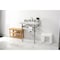Kingston Brass 30 Carrara Marble Console Sink with Stainless Steel Legs, Marble WhitePolished Nickel LMS30M86ST - alternate 6